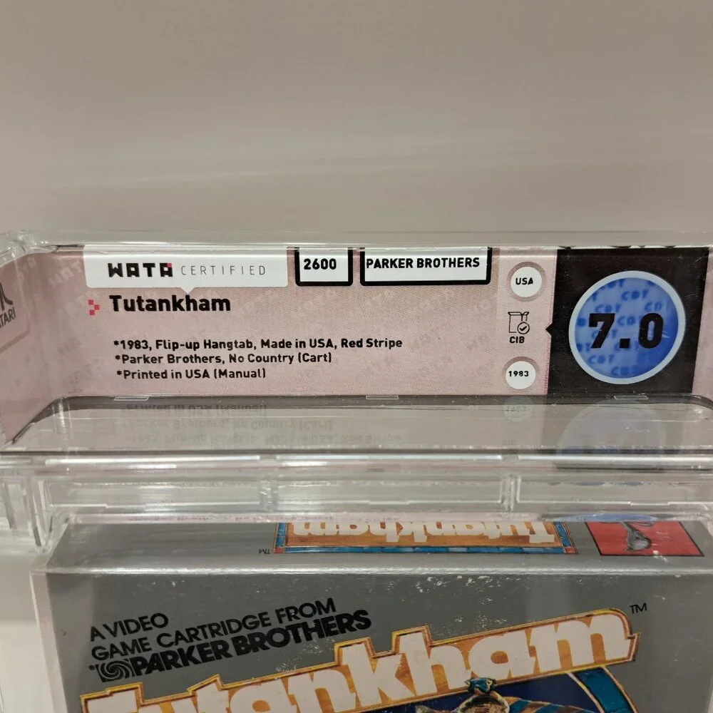 Atari 2600/Sears  Tutankham Video Arcade CIB Works Complete WATA 7.0